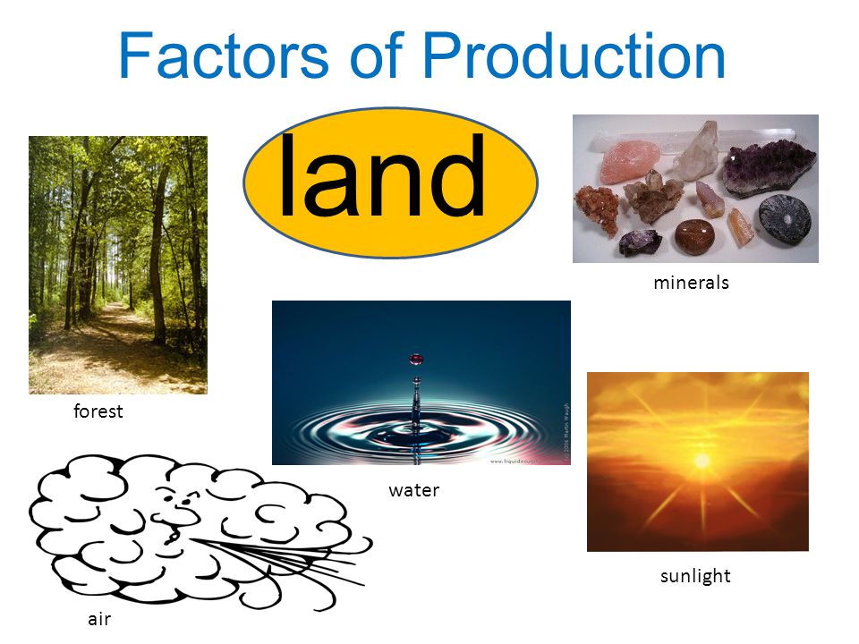 Resultado de imagem para factors of production