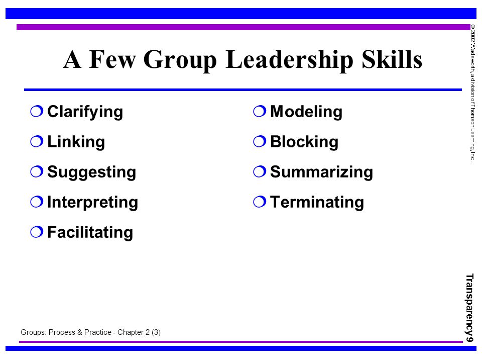 Leadership In Group 9