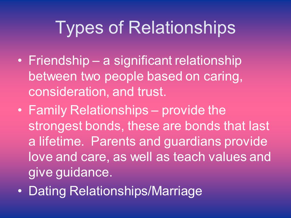 Types Of Dating Couples