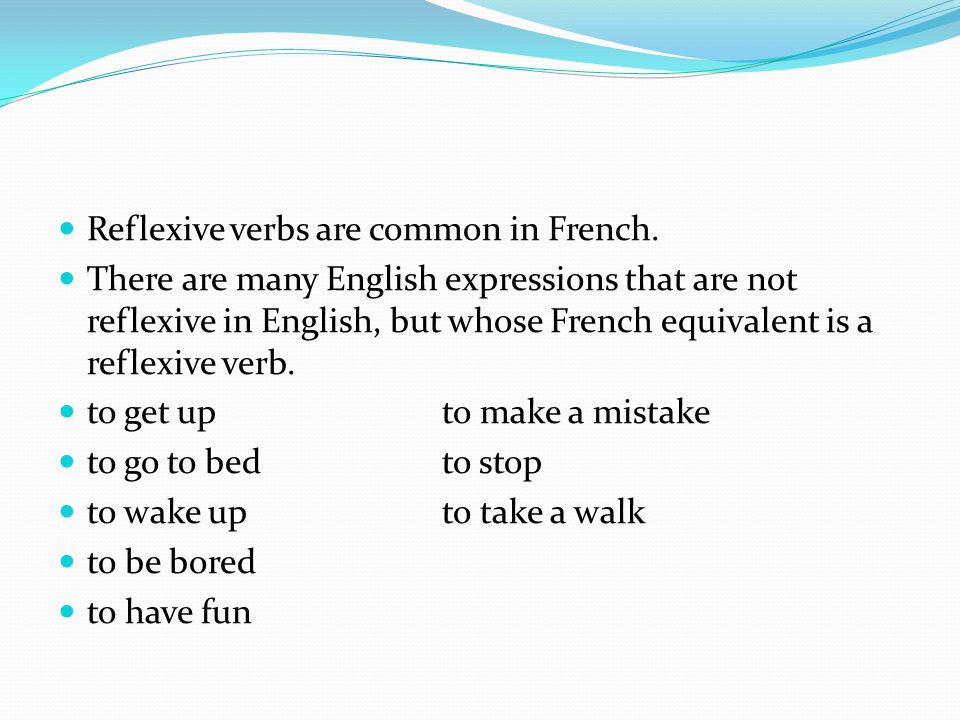 is rencontrer a reflexive verb