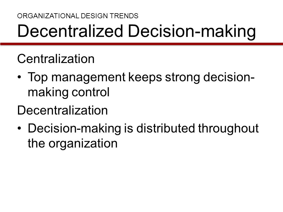 organizational trends