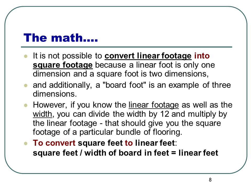 Math Figure Square Foot 80