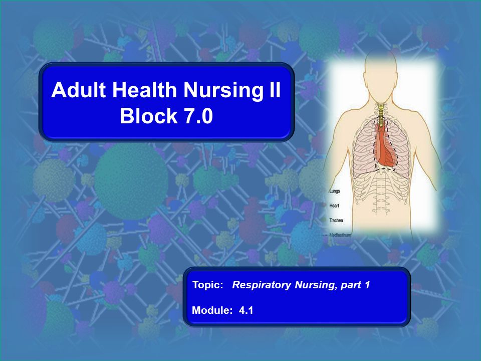 Adult Health Nursing 15
