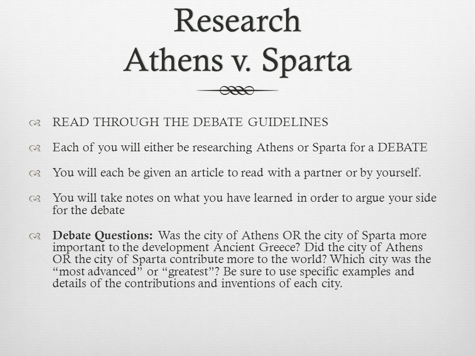 why was athens better than sparta