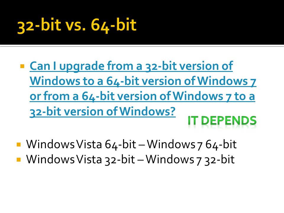 Upgrade To Vista X64