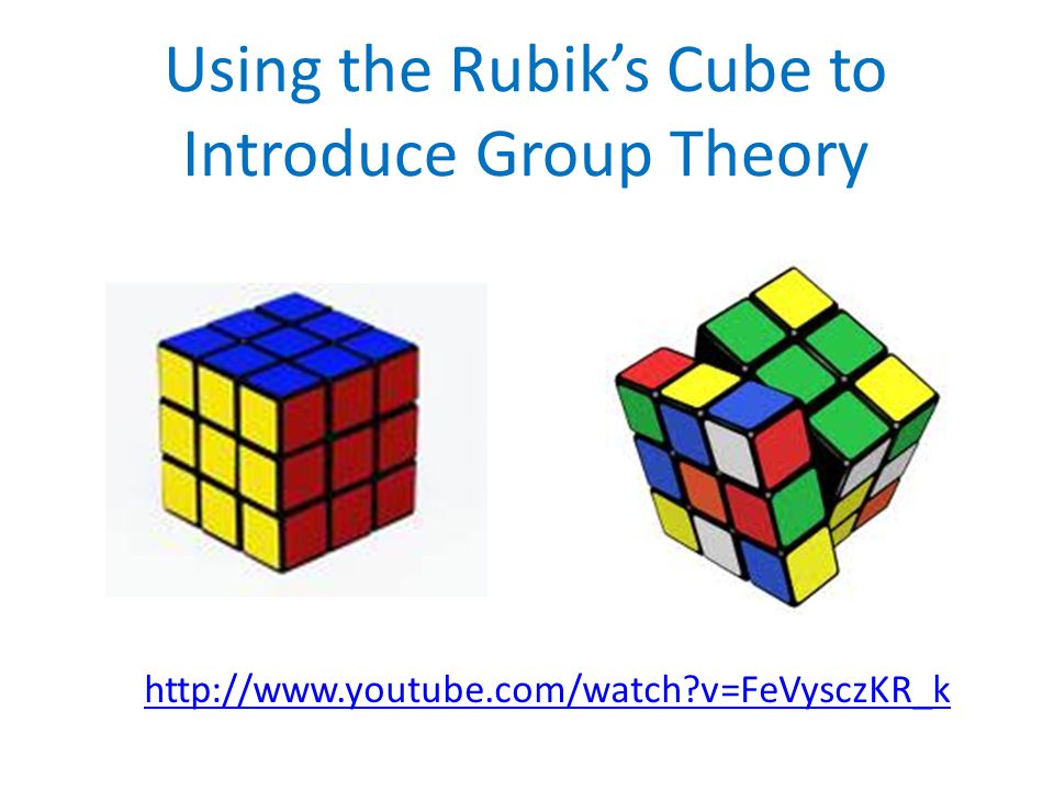 Rubik S Cube Group Theory 82