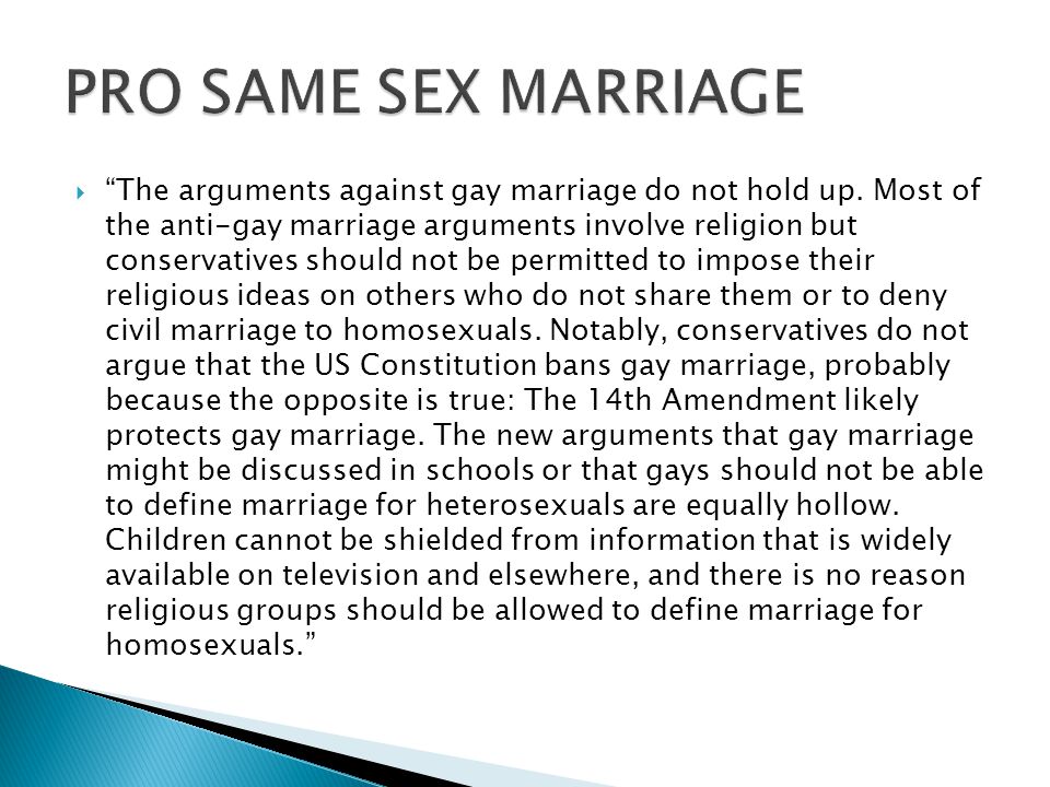 Same Sex Marriage Religious Views 26