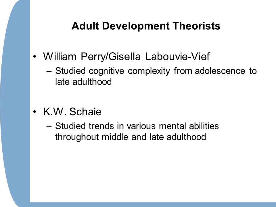 Adult Development Theories 88