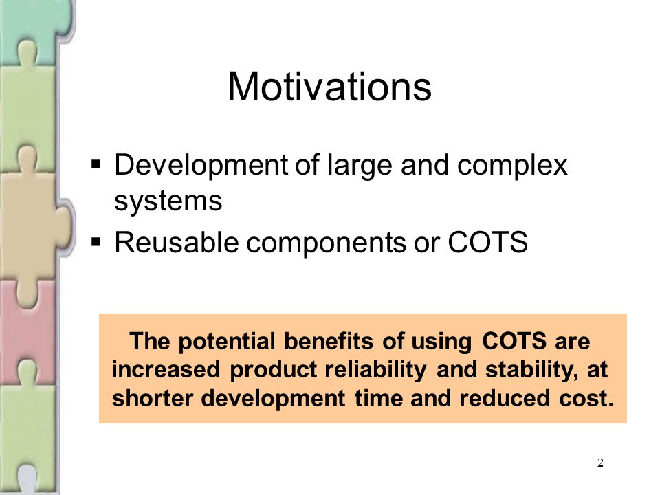 Commercial Off The Shelf Software Definition