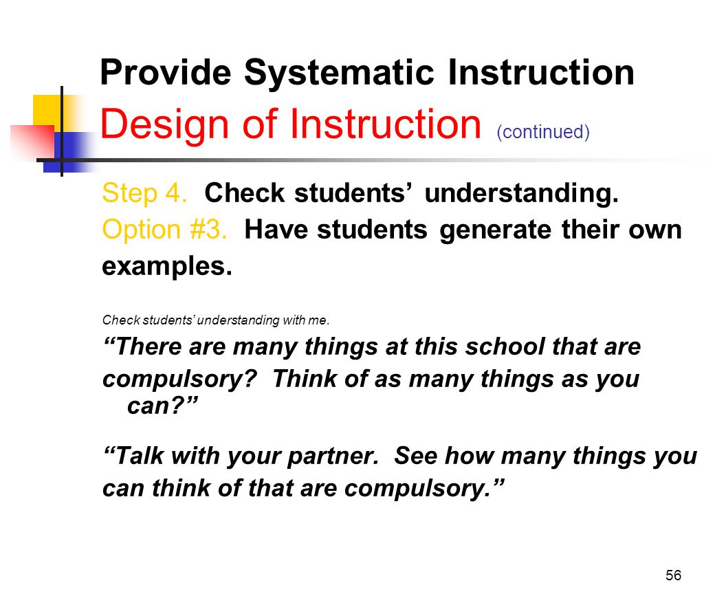 Systematic Instruction: What is it? - YouTube