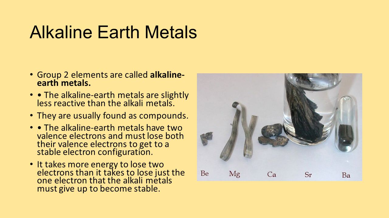 Alkaline Earth Group 81