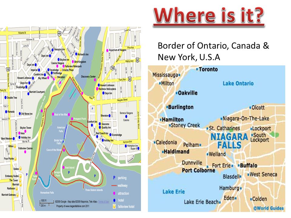 Map Of Niagara Falls Ontario Fashion Dresses