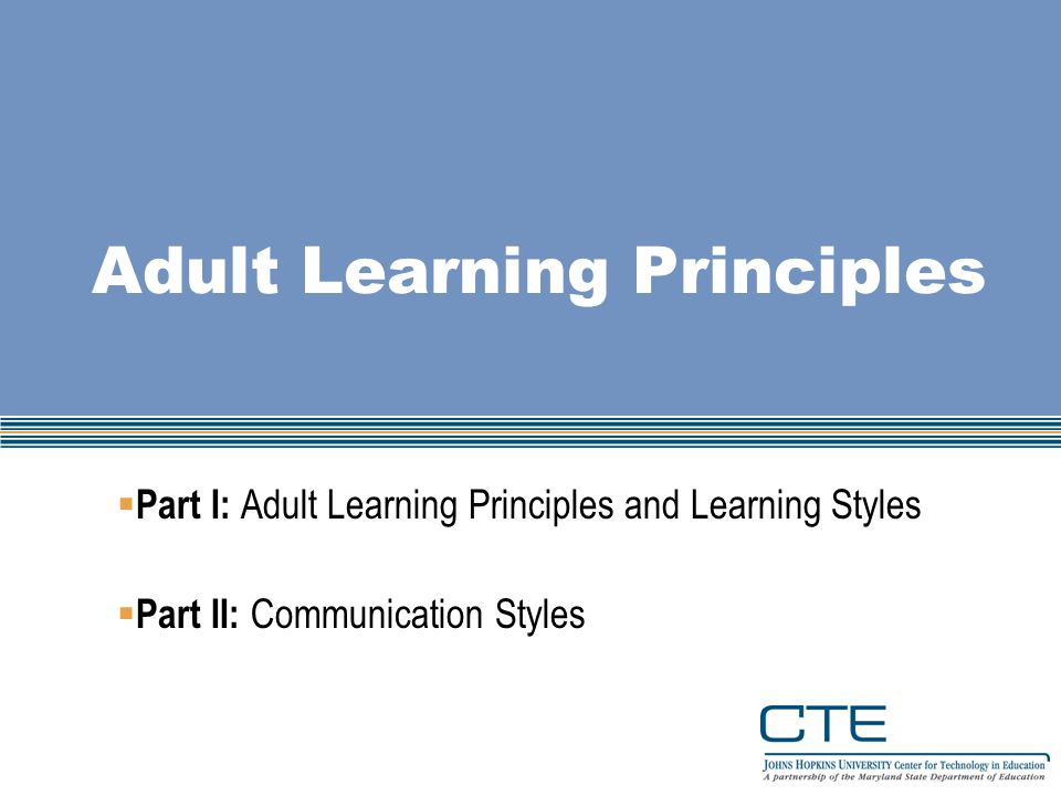Online Adult Learning 112