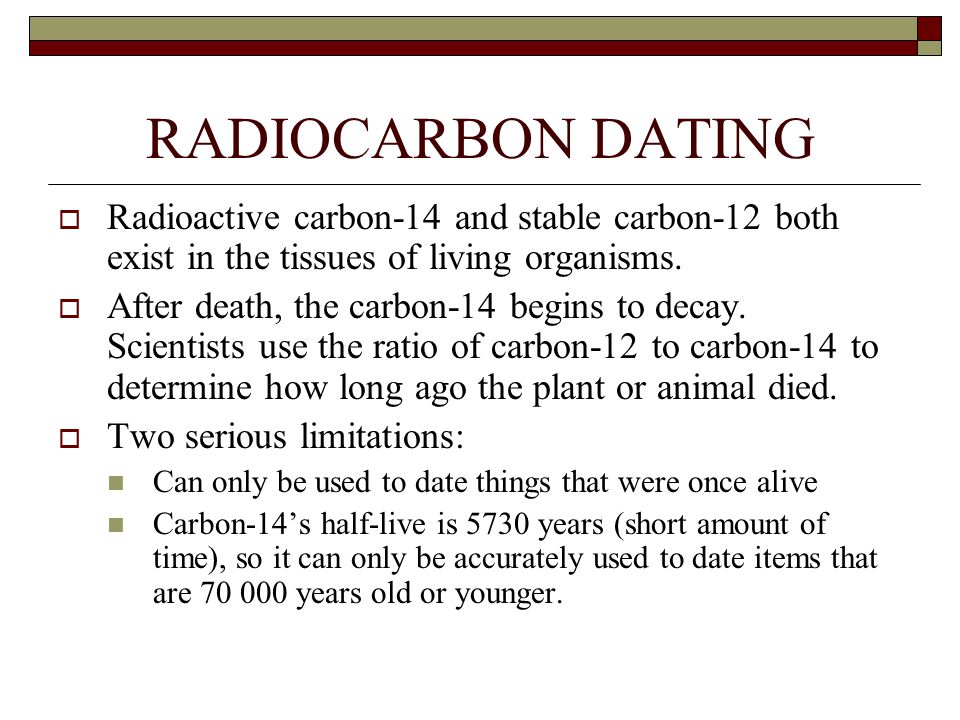 carbon dating accuracy