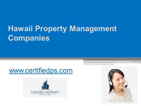 Hawaii Property Management Companies