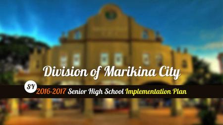 Division of Marikina City