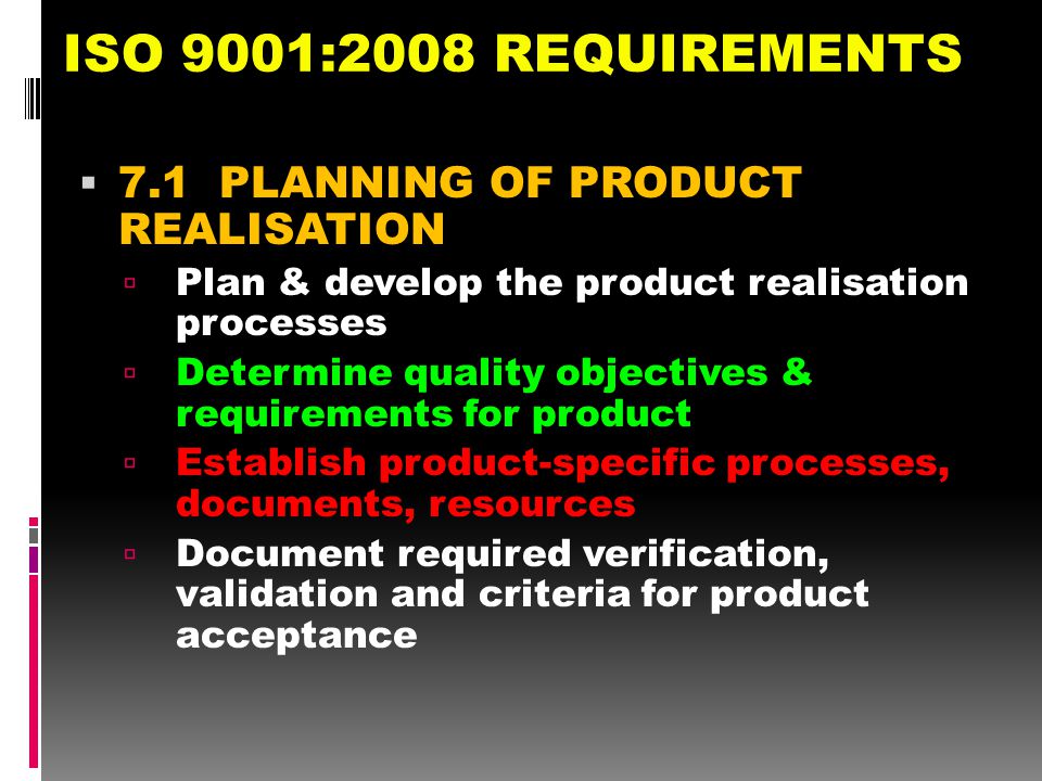 Basic Requirements Of Iso 9001 Basic Requirements Of Iso 9001