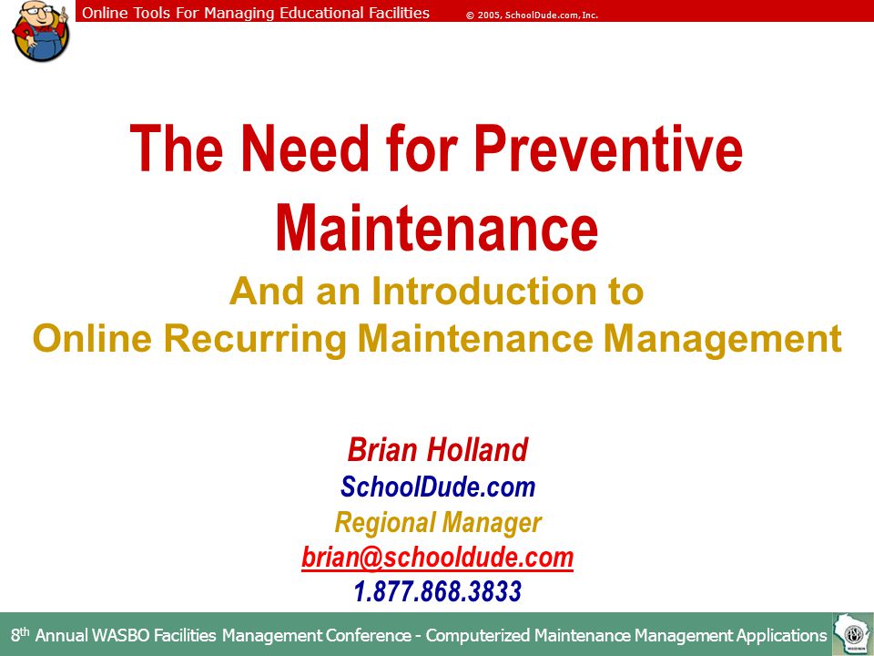 Preventive Maintenance Manager Job Description