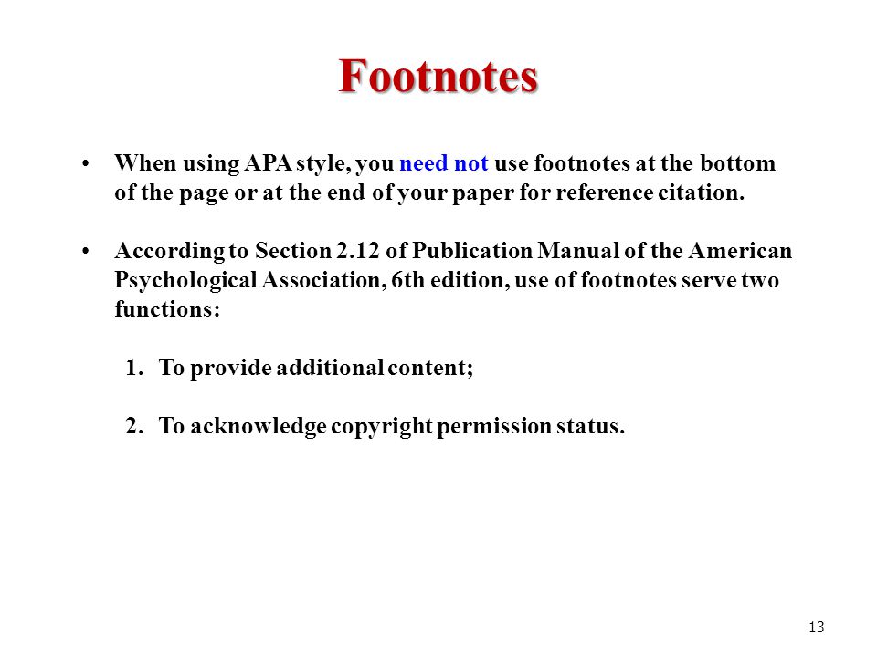 what is a footnote citation