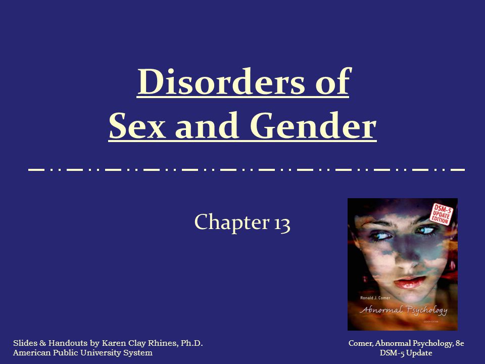 Disorders Sex 95
