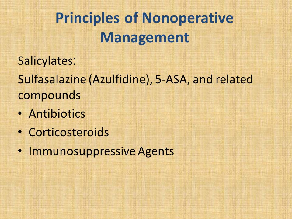 Sulfasalazine Pre Op Diet