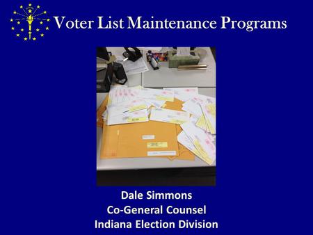 Voter List Maintenance Programs