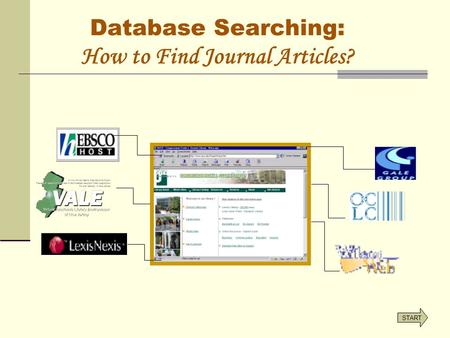Database Searching: How to Find Journal Articles? START.