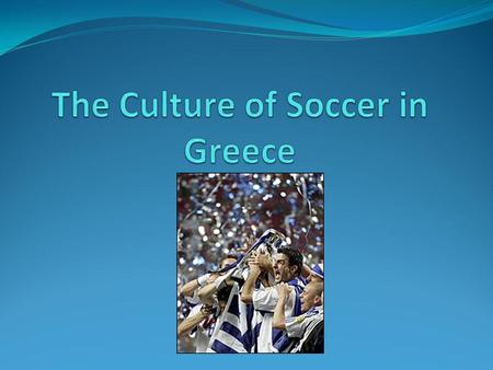 History of Soccer in Greece The game of soccer appeared for the first time in Greece at the end of the 19 th century and more specifically in 1866. It.
