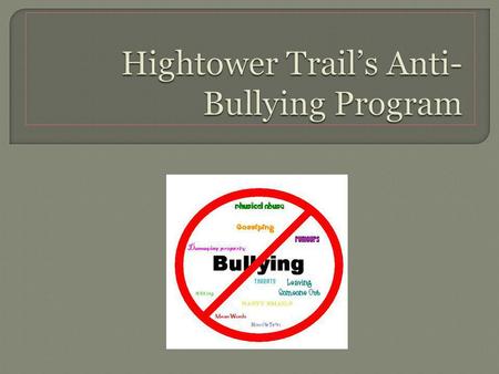 Most researched and best-known bullying prevention program available today. The program addresses bullying at all levels of a students experience (school-wide,