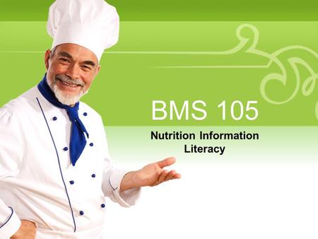 Nutrition Information Literacy