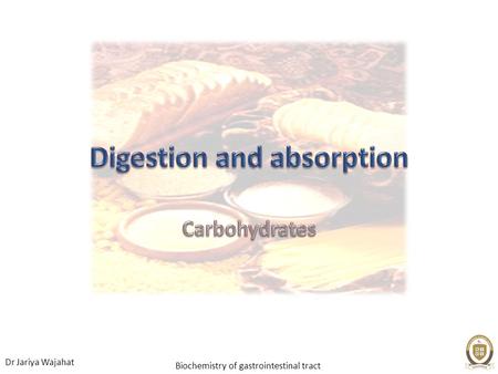 Digestion and absorption