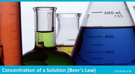 Concentration of a Solution (Beer’s Law)