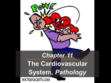 Chapter 11 The Cardiovascular System, Pathology. The Heart: Myocardial Infarction  M.I. = Coronary = Heart Attack  Occurs due to lack of blood (oxygen)
