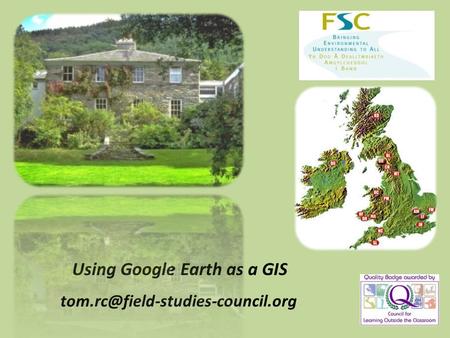 Using Google Earth as a GIS