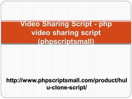 u-clone-script/ Video Sharing Script - php video sharing script (phpscriptsmall)