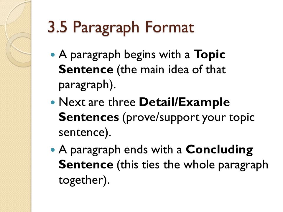 essay writing topic sentence