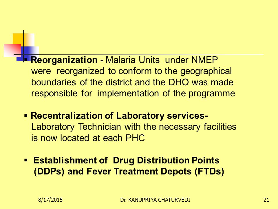 National Malaria Control Program India Ppt National Malaria Control Program India Ppt