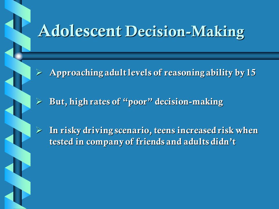 And Decision Levels For Teens 62