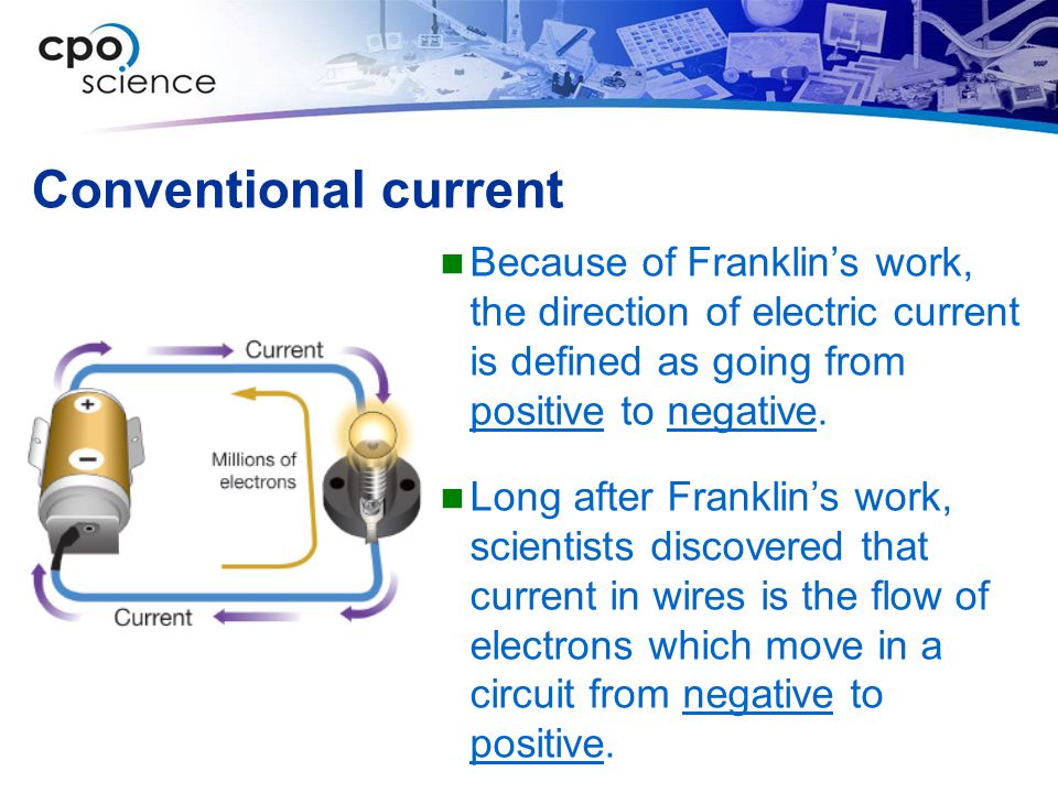 Conventional+current+Because+of+Franklin’s+work%2C+the+direction+of+electric+current+is+defined+as+going+from+positive+to+negative..jpg