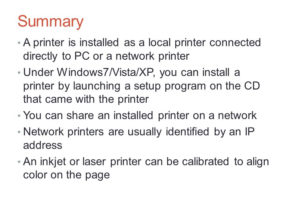 How To Setup Network Printer Vista