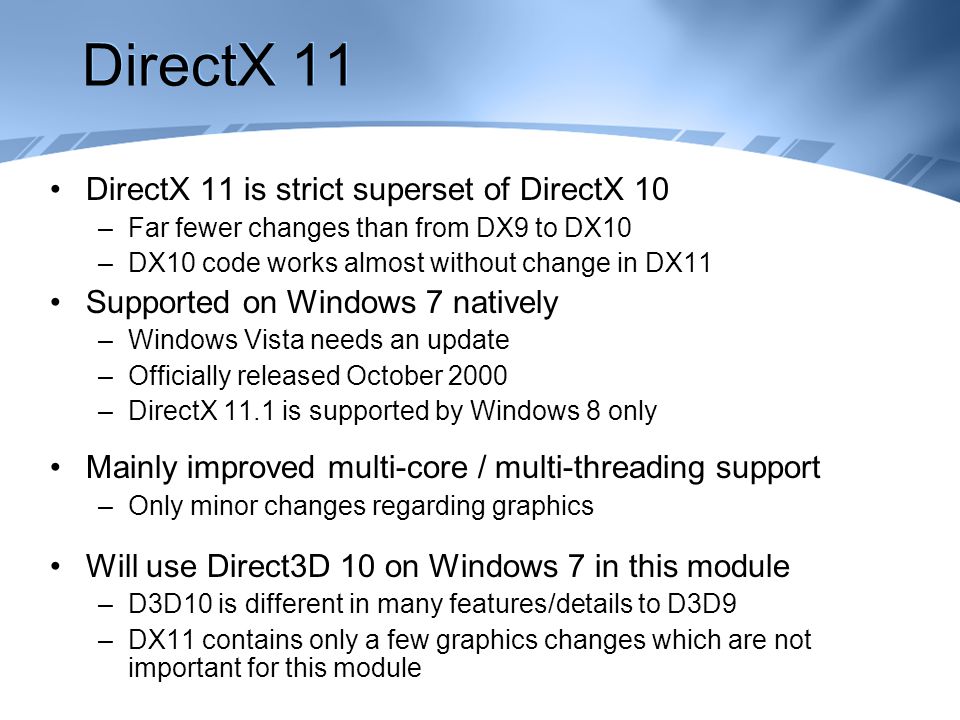 Microsoft Directx Download For Vista