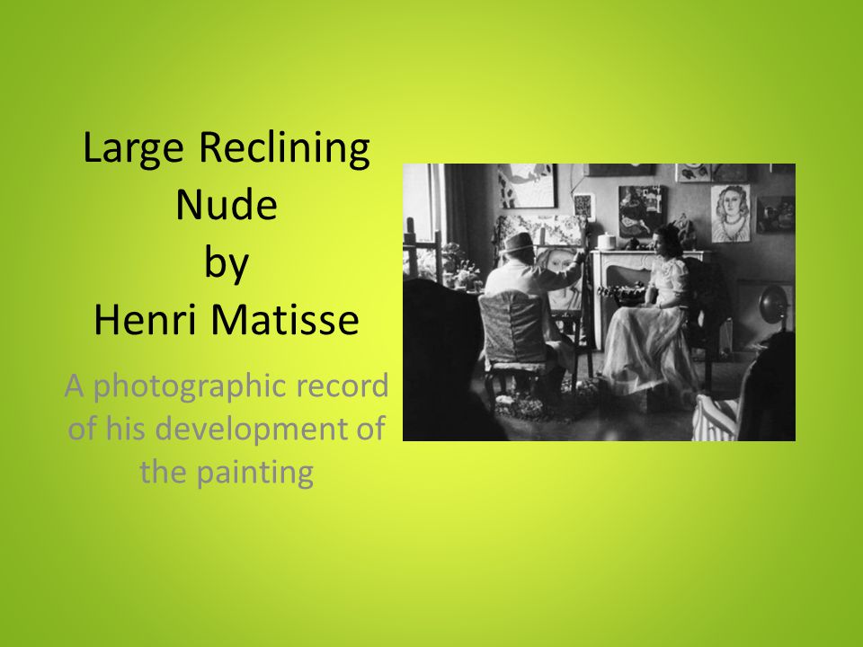Henri Matisse Large Reclining Nude 15