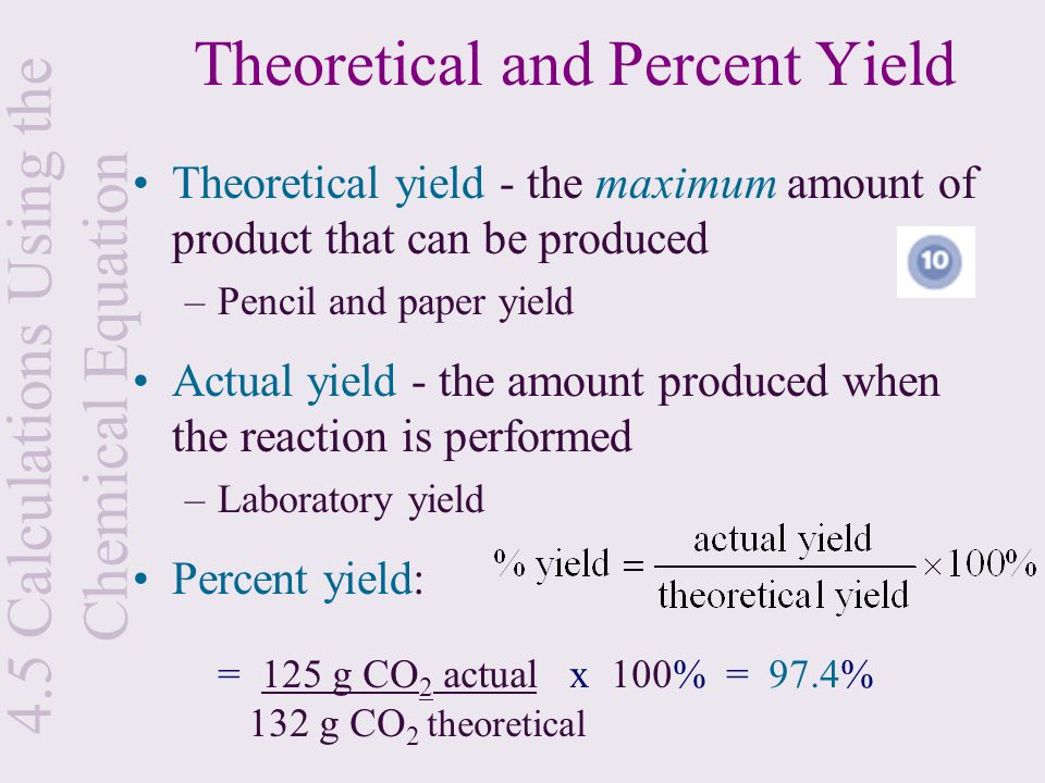 How To Calculate Theoretical Yield and Percent Yield - YouTube