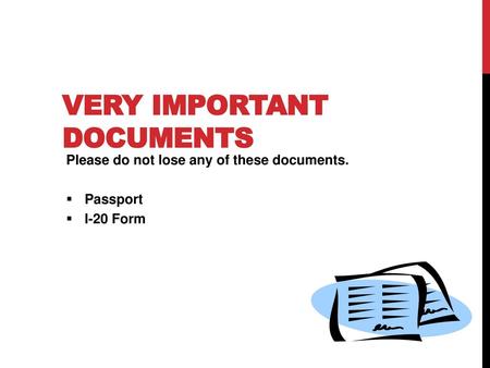 Very Important Documents