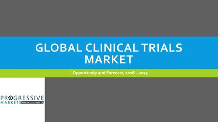 Clinical Trials Organizational Research Survey - Global Market Analysis, Operation, Requirements, Region of Impact, Applications, Forecast 2025