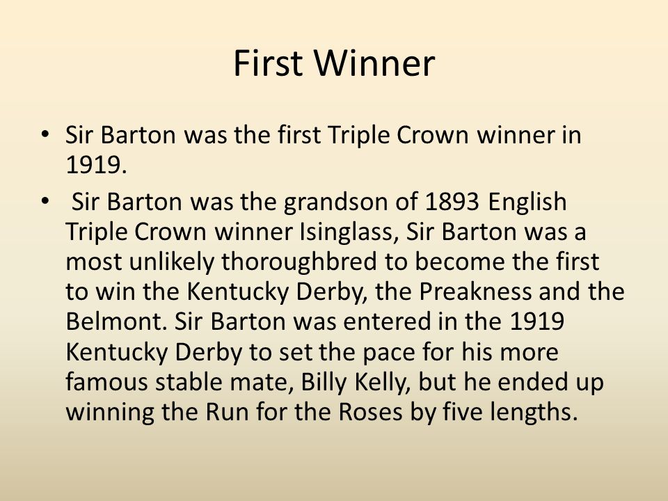 Image result for sir barton wins the belmont stakes in