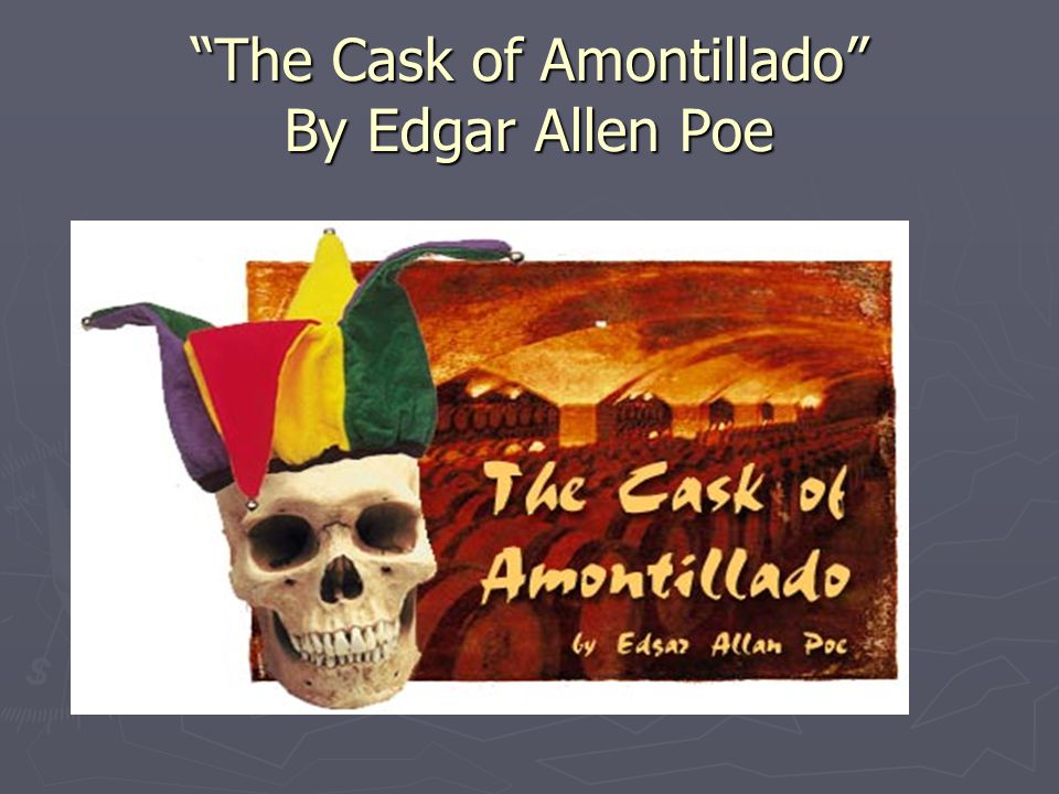 the cask of amontillado poem