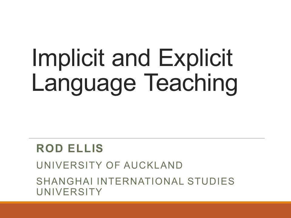 implicit and language teaching ppt video online download implicit and