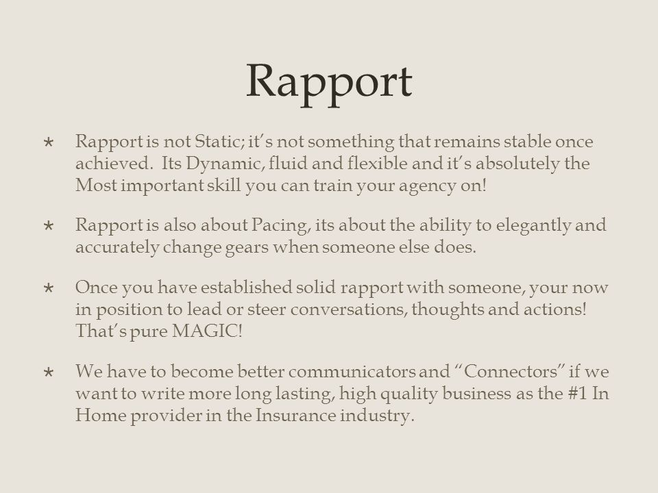 How to Build Rapport with Your Audience