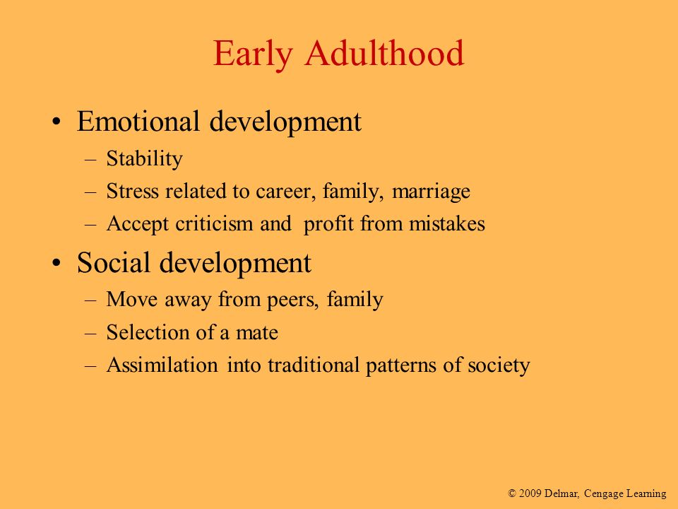 Adulthood Social Development 12